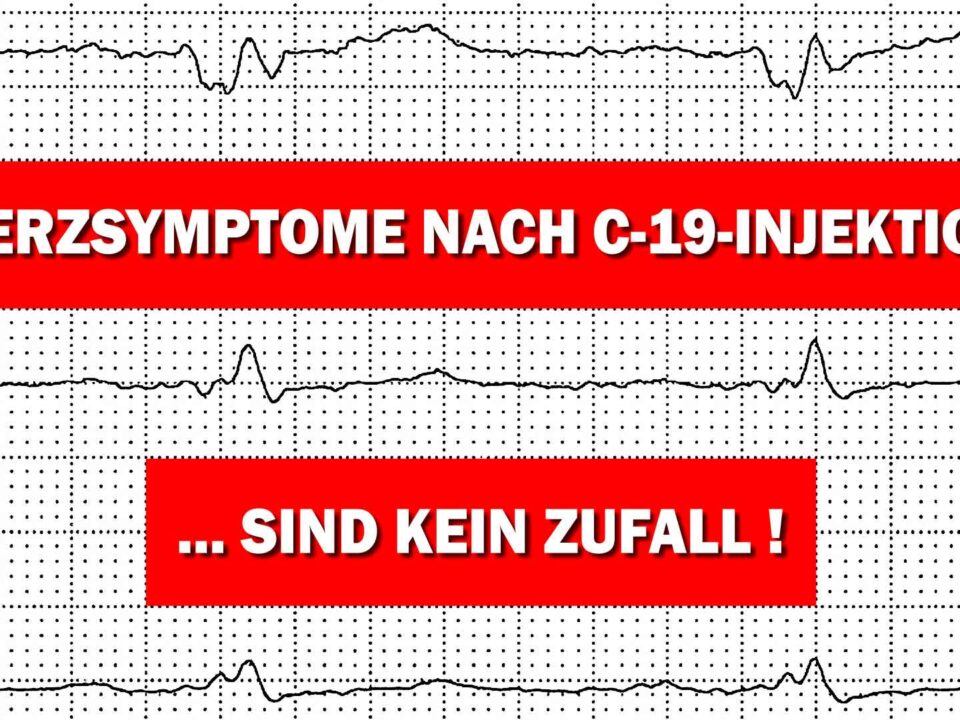 EKG Herzsymptome nach C-19-Injektion